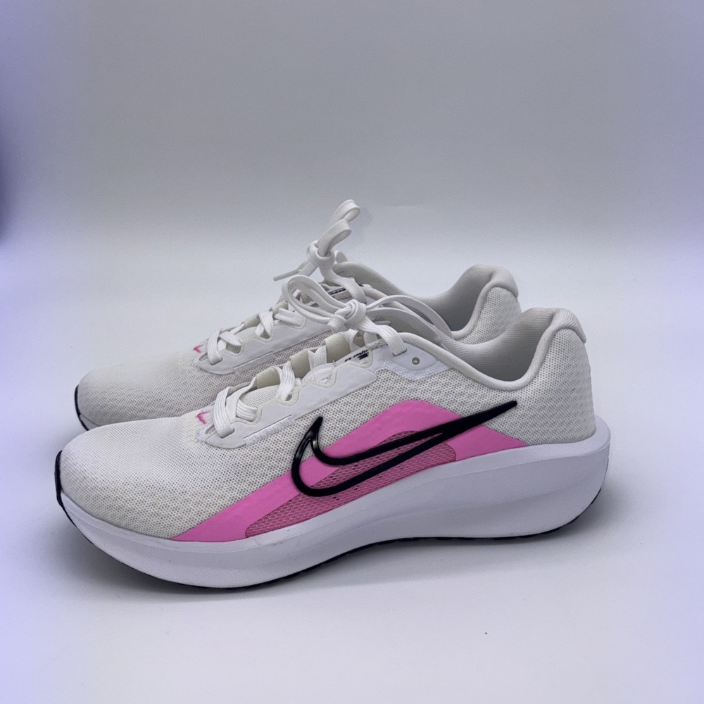 Nike Downshifter 13 Women's Size 8.5 Pink White Black Running Shoes FD6476-109 - Picture 6 of 12